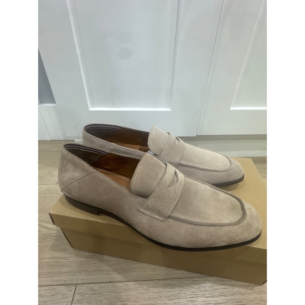 Steve Madden Mens Traviss Desert Suede Loafers Size 8.5 Beige